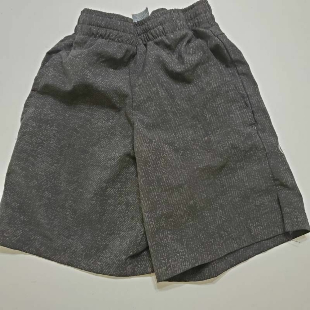 Champion Boys Reflective Training Shorts Black Heathered Elastic Waist XS 4-5